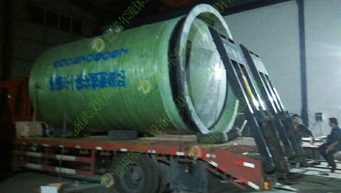 安徽玻璃鋼一體化預(yù)制泵站項目