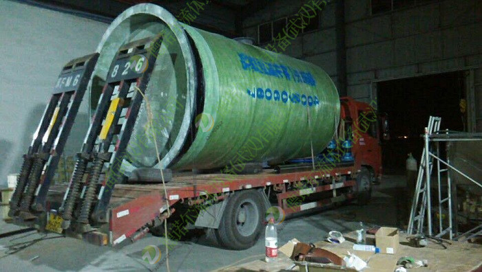 安徽玻璃鋼一體化預(yù)制泵站項目