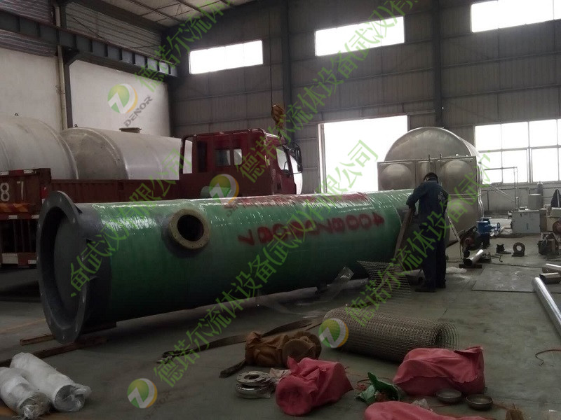 玻璃鋼一體化預(yù)制泵站實物圖