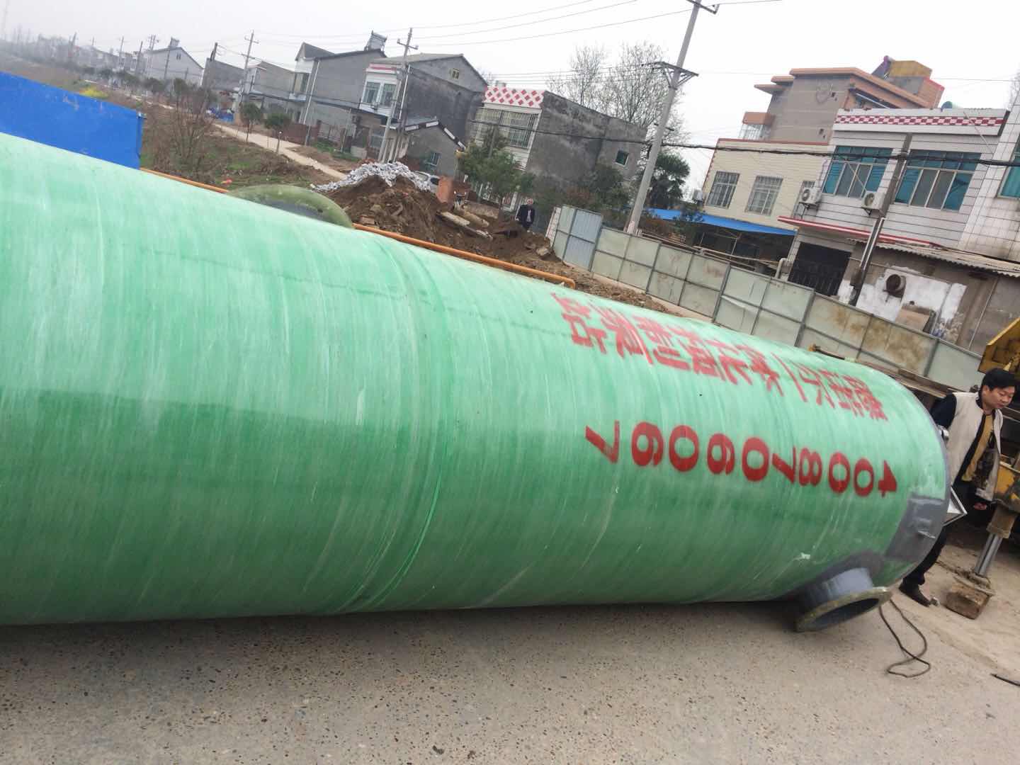 玻璃鋼污水提升預(yù)制泵站2