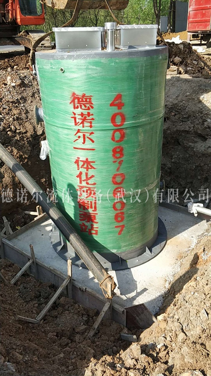 雙河鎮(zhèn)污水管網(wǎng)一體化預制泵站項目1