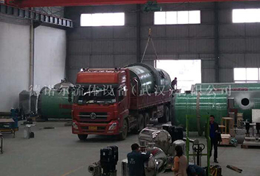 黃石大冶3.8m*9.7m一體化泵站發(fā)貨 黃石大冶3.8m*9.7m一體化泵站發(fā)貨