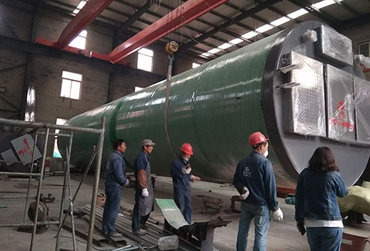 株洲白石港3.8mx19m超大型一體化泵站 株洲白石港3.8mx19m超大型一體化泵站